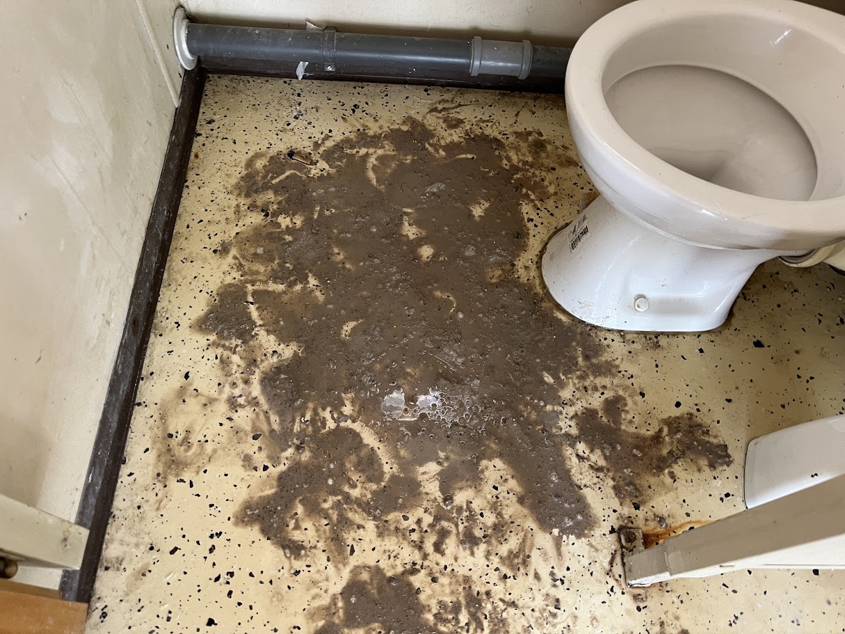 WC-Container – vorher