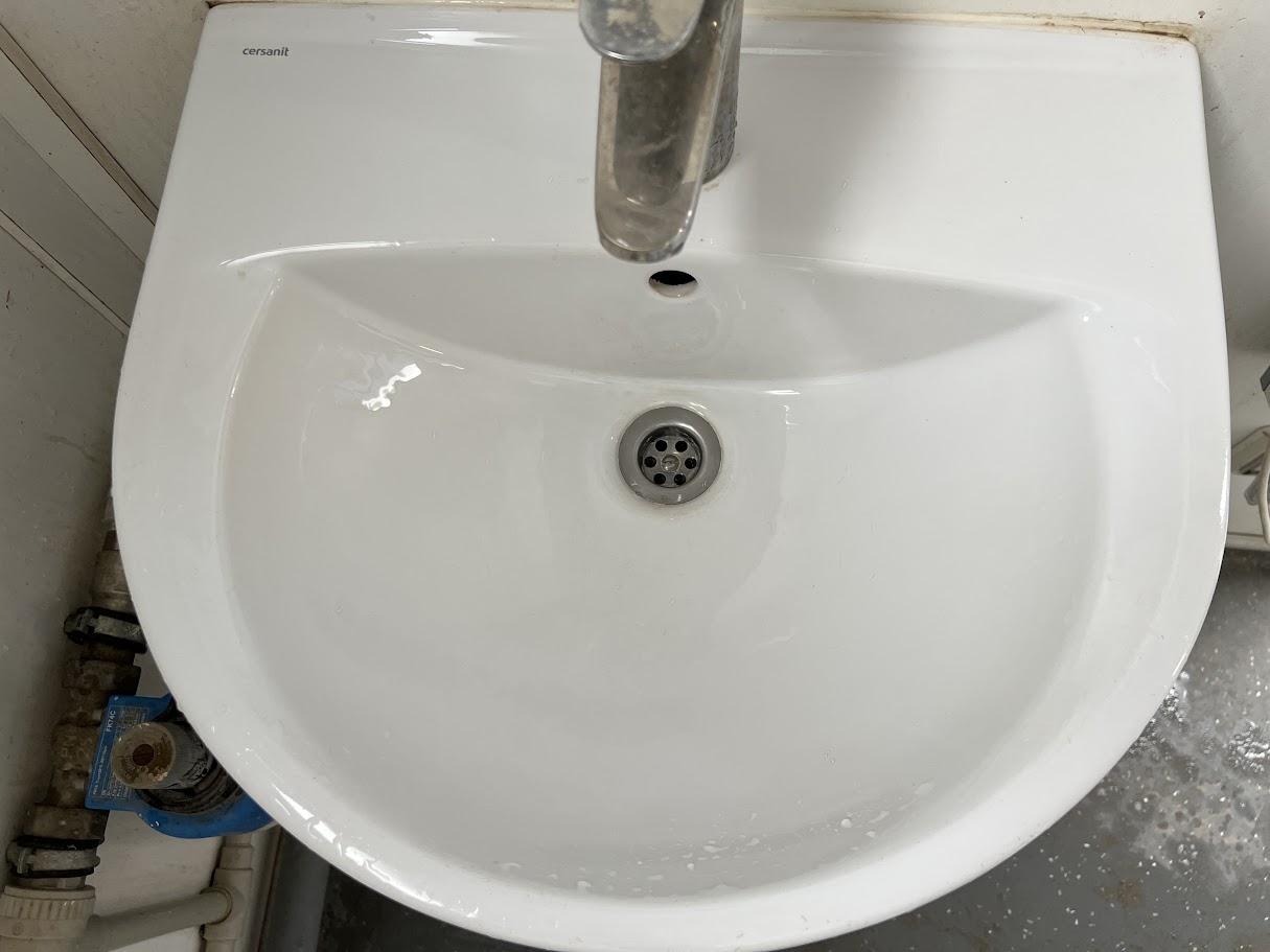 Waschbecken & Armaturen – nachher